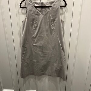 Italian-brand Rossopuro dove grey shift dress